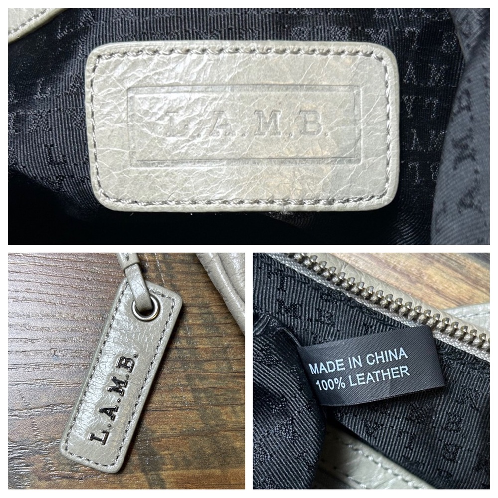 L.A.M.B Hobo Leather Shoulder Purse - Picture 6 of 12